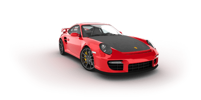Housse de protection sur-mesure rouge pour Porsche 997 (2005-2013