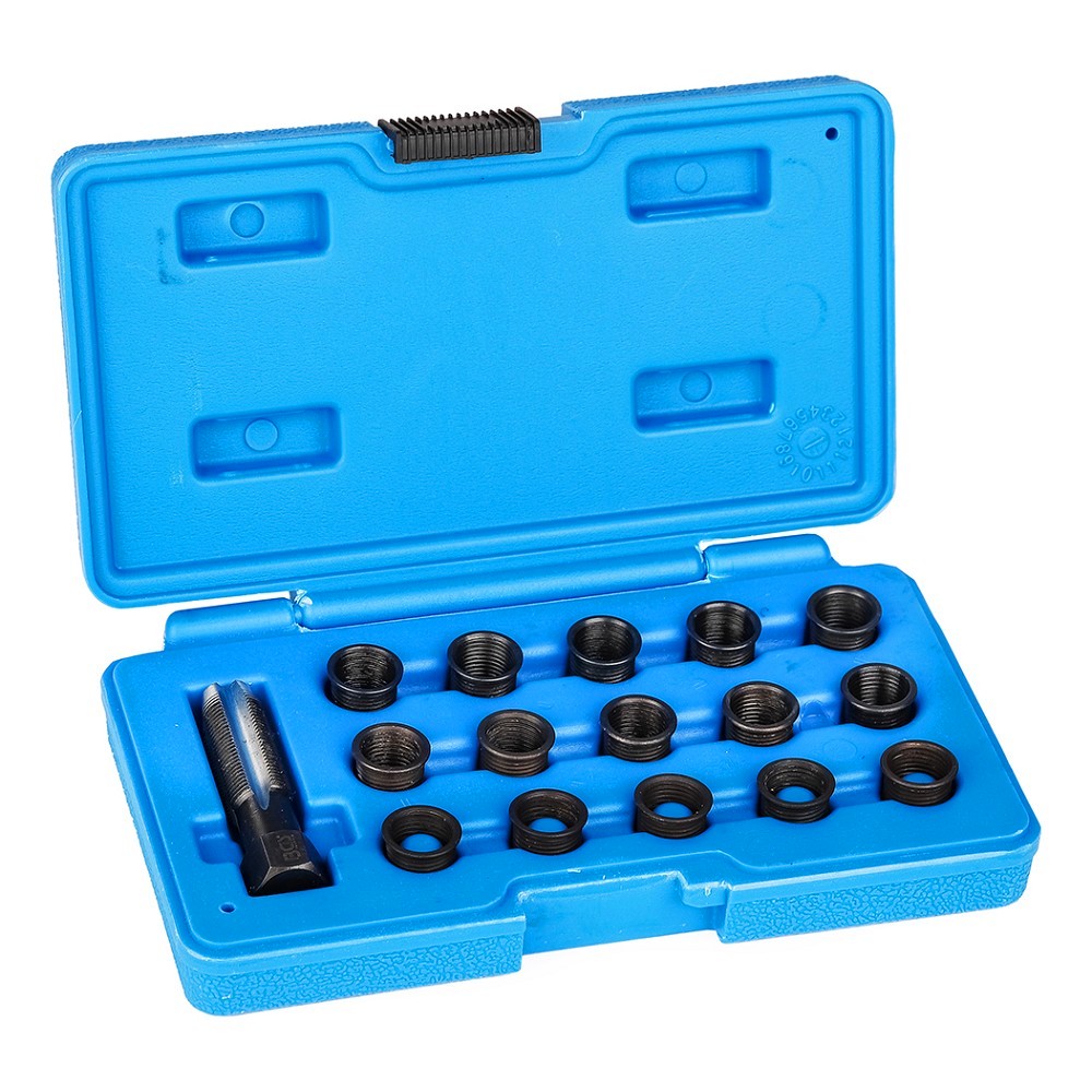 Kit de réparation de filetage de bougie d'allumage, outil de réparation de  filetage à intervalles de voiture, kit de enfile-bougie, M14 X 1.25, 1 jeu,  14mm - AliExpress