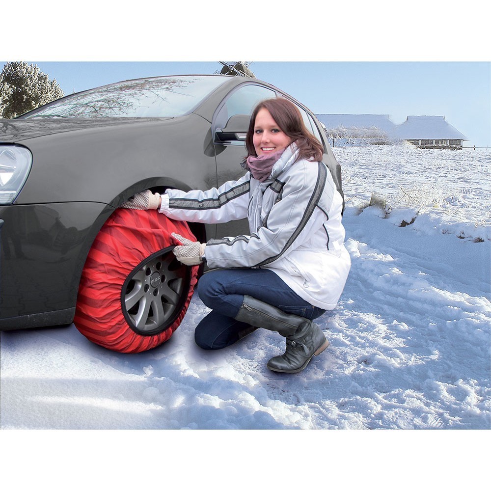 ② Chaussettes neige pour pneus de MOINS DE 19 pouces. — Pneus