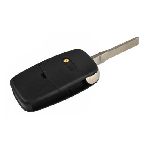 Master key and 2-button remote control key shell for Audi A3, A4 (for battery 2032) - AA13320
