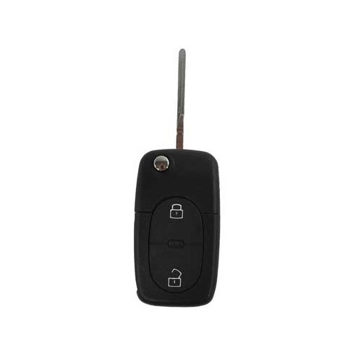  Master key and 2-button remote control key shell for Audi A3, A4 (for battery 2032) - AA13320 