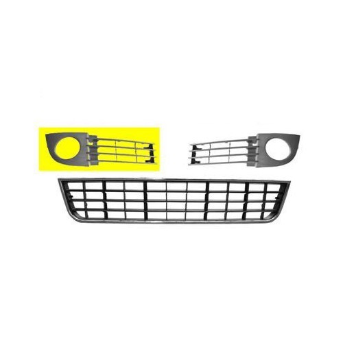  Grille droite de parechocs pour Audi A6 depuis 08/01 -> - AA18718 