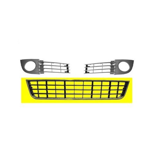  Grille centrale de parechocs pour Audi A6 (C5) depuis 08/01 -> - AA18720 