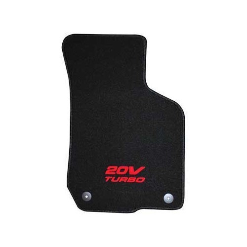 Set of 4 Ronsdorf luxury black floor mats for A3 (8L) from 2001-> 2003 - AB26005