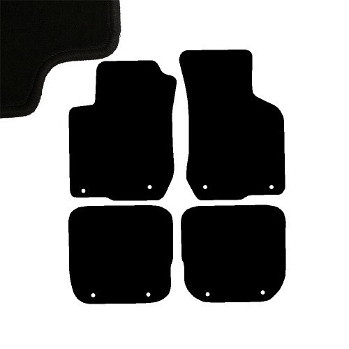  Mats for Audi A3 8L 05/2000-04/2003 - Black - AB27004 