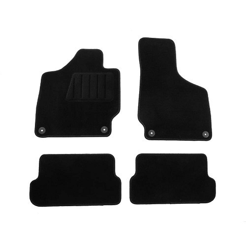  Tapetes para Audi TT 8J 09/2006-02/2014 - Preto - AB27012 