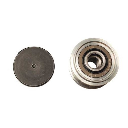 Alternator pulley with free wheel for Audi A3 (8L, 8P), TT (8N) and A4 (B6) - AC35400