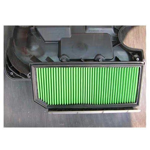 GREEN air filter for AUDI A3 (8P) - AC45019