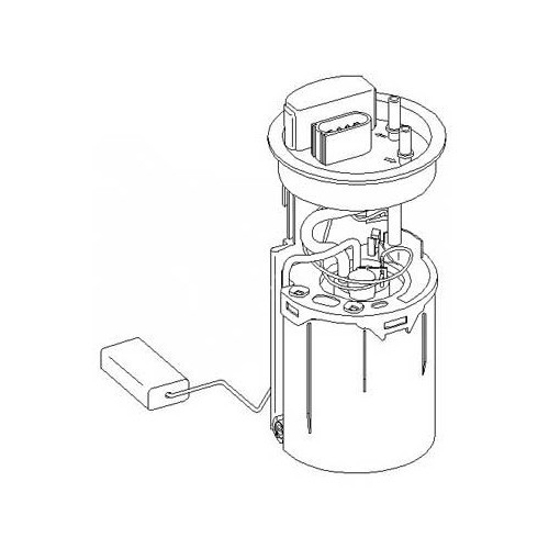 Bomba de combustível com indicador de nível para A3 (8L) - AC46412