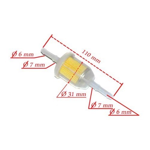  Fuel filter for AUDI 100 - AC47100-1 