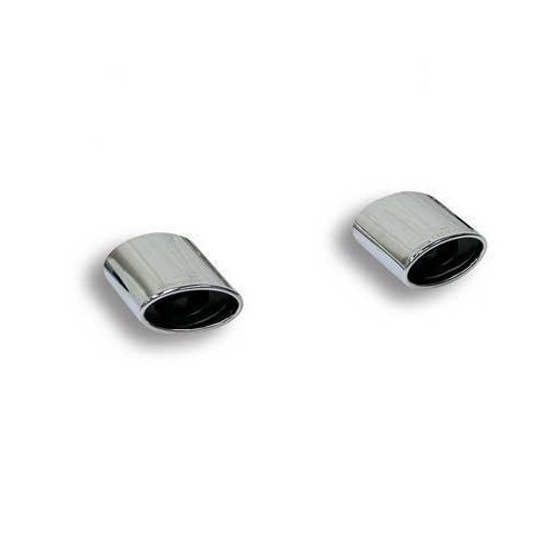  Double Sortie Inox SUPERSPRINT pour Audi A3 8P Berline et SportBack 03-> - AC50238 