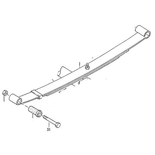 1 Guía del calibrador del nivel de aceite para Audi 80 de 82 ->98 - AC51001