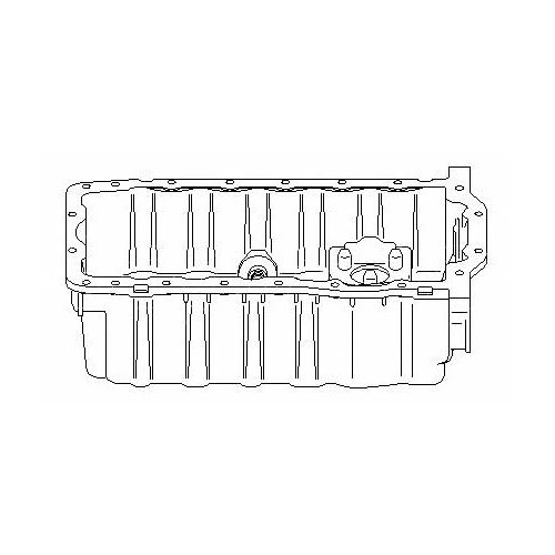 Oliepan met sensorgat voor Audi A3 (8P) 1.9 en 2.0 TDi - AC52548