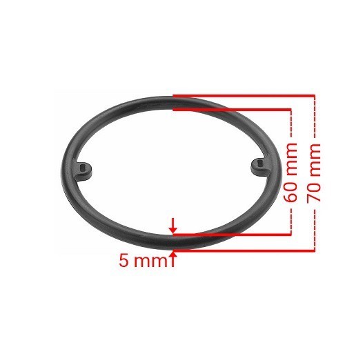 Joint torique d'échangeur eau / huile pour Audi 80 & Coupé 81 ->00 - AC52826