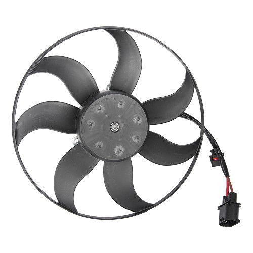  Ventilador izquierdo de radiador 360 mm para Audi A3 (8P) con climatización - AC57043 