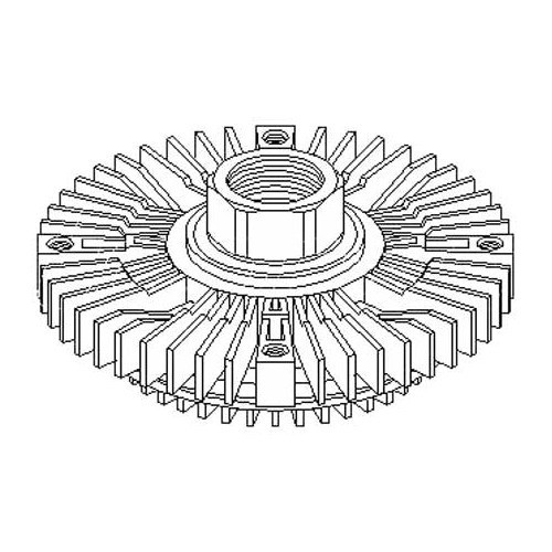  Viscokupplung des Gebläses für Audi A4 (B5) und A6 (C4, C5) - AC57802 