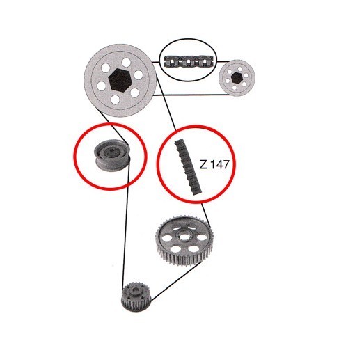 1 timing kitfor Audi 80 from 87 ->96 - AD30013