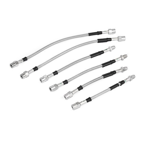  Set di 6 tubi dei freni dell'aviazione per Audi 80 91 ->95 - AH24300 