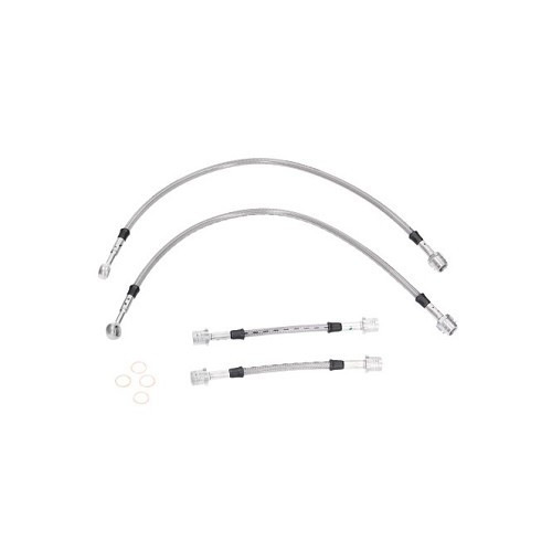  Satz von 4 Bremsschläuchen Typ Luftfahrt für Audi A3 (8L) von 97 ->03 - AH24310 