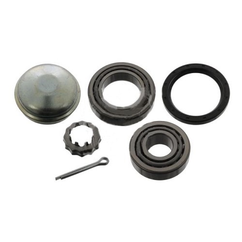 1 kit of 2 rear bearings for Audi 80 from 89 ->01 with disc brakes - AH27403