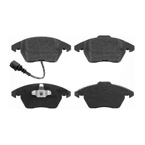  Set di pastiglie freno anteriori per Audi TT (8J) con indicatore di usura - AH28914 