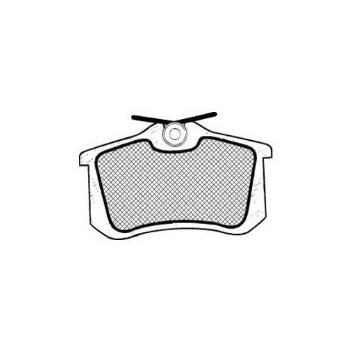 Rear brake pads for Audi A4 (B5) - AH29002