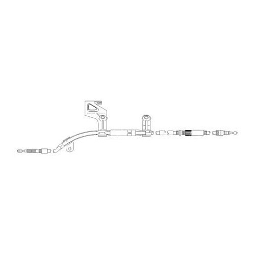 1 hand brake cable for Audi A6 (C5) - AH29522