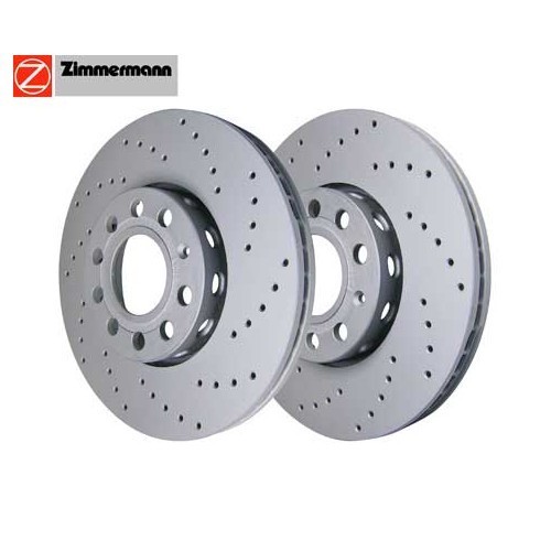  ZIMMERMANN voorremschijven 288 x 25 mm voor Audi A4 (B5) - paar - AH30008 