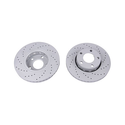  Discos de freno delanteros ZIMMERMANN 276 x 25 para Audi S2 91-&gt; par - AH30025 