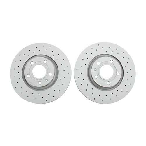 ZIMMERMANN front brake discs for Audi A4 (B6), Quattro, Avant, Cabriolet from 10.00 -&gt;10.04 - per 2 - AH30047