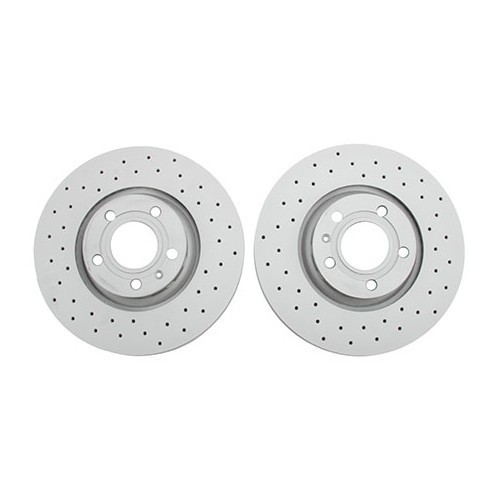 Disques de frein avant ZIMMERMANN pour Audi A4 (B6), Quattro, Avant, Cabriolet de 10.00 ->10.04 - par 2 - AH30047