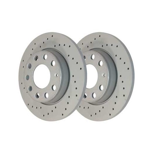  ZIMMERMANN rear brake discs for Audi A4 (8EC, 8ED), (8H) Quattro,Avant, Cabriolet from 11.04 -&gt;10.07 - per 2 - AH30050 