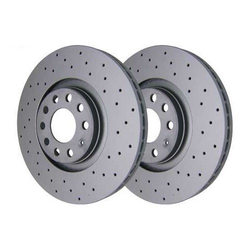  ZIMMERMANN front brake discs for Audi A4 (8EC, 8ED), (8H) Quattro, Avant, Cabriolet from 11.04 -&gt;10.07 - per 2 - AH30055 