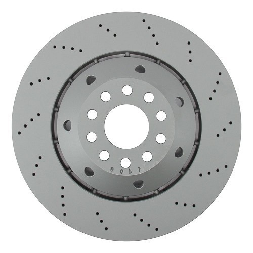 Disque de frein avant droit ZIMMERMANN pour Audi A6 (C5) RS6 - AH30090