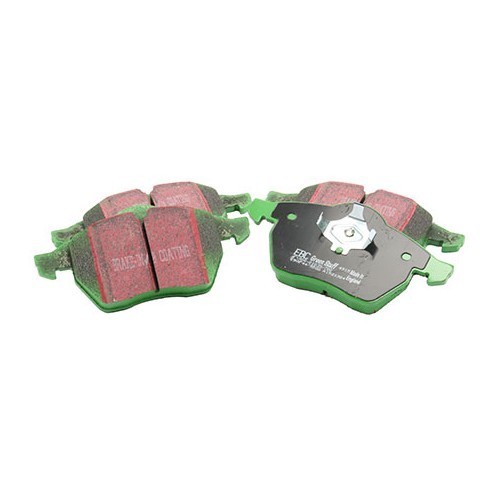  EBC Front Pads Verde para Audi A3 (8L) 1.8 20V Turbo de 96 -&gt;99 - AH50262 