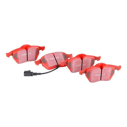  EBC Front Pads Red para Audi A3 Quattro 1.8 Turbo, 1.9TDi (130hp), Audi TT e S3 1.8 Turbo - AH50274 