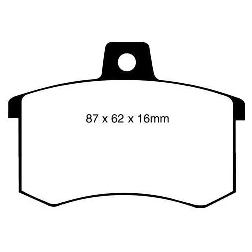     
                
                
    Plaquettes Arrière EBC Vertes pour Audi A4 (B5) et A6 (C4) - AH51003
