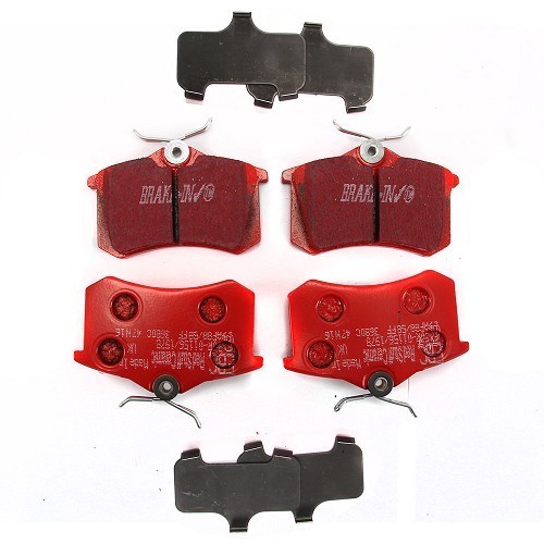 Pastiglie dei freni posteriori EBC rosse per Audi A6, A8, S6, S8 e Allroad - AH51015