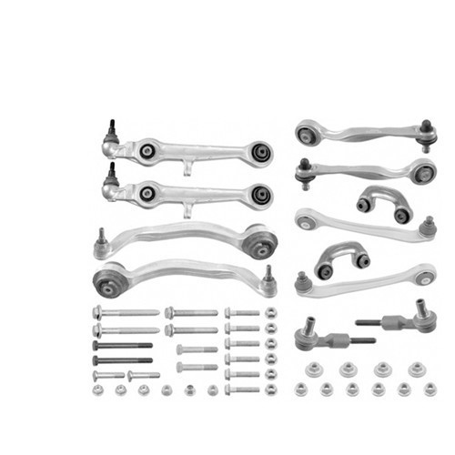     
                
                
    Kit Bras de suspension + Biellettes + Rotules de direction pour Audi S4 & RS4 - AJ41032
