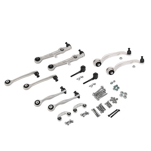  Kit Braccio di sospensione + Bielle + Giunti sferici di direzione per Audi A4 (B7) - AJ41037 