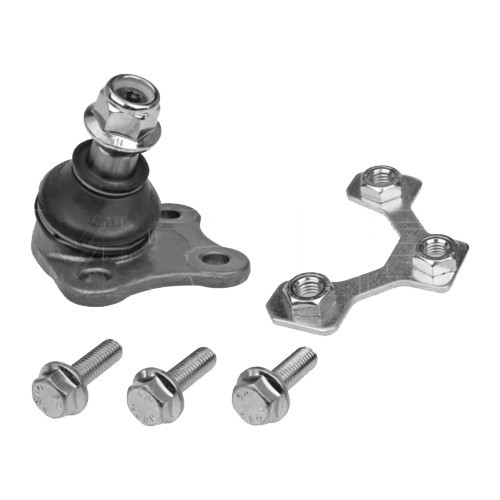  Kit rotule de suspension gauche renforcée MEYLE HD pour Audi A3 (8L) - AJ51358 