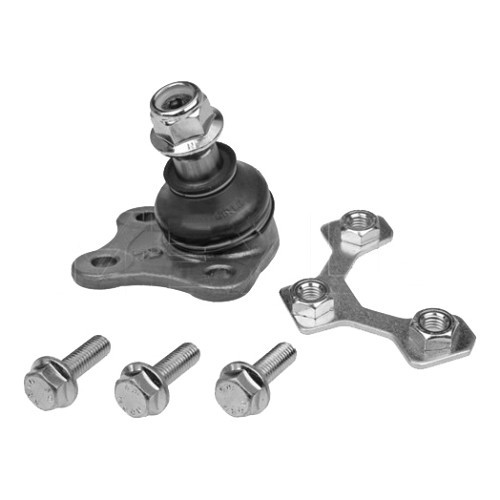  Kit rotule de suspension droite renforcée MEYLE HD pour Audi A3 (8L) - AJ51361 