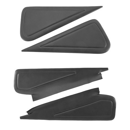  Door panel set Alpine A110 (01/1963-07/1977) - Black - AL20002 