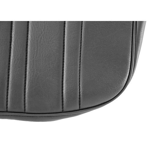 Front seat covers for Alpine A110 Berlinette (10/1967-07/1977) - Black leatherette - AL20004