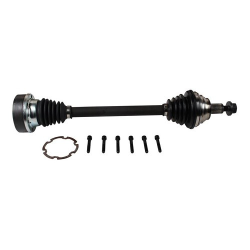     
                
                
    New left front drive shaft for Audi A3 8P 1.6 petrol manual gearbox - driver side - AS03043
