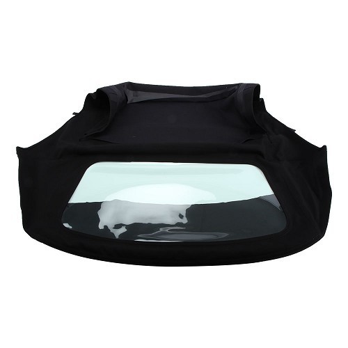  Zwarte alpacastof softtop voor Audi 80 van 1992 tot 1997 - AU02000 