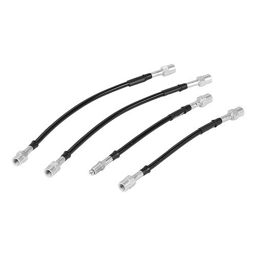  Kit of 4 GOODRIDGE aviation type brake hoses for BMW E21, except 323i - AVI0055 