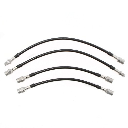  Kit of 4 GOODRIDGE aviationtypebrake hoses for BMW 1600, 2000 and 2002 - AVI0062 