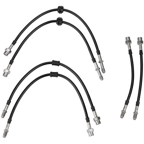  Kit 6 GOODRIDGE aviation brake hoses for BMW Z4 M since 04/05-&gt; - AVI0079 