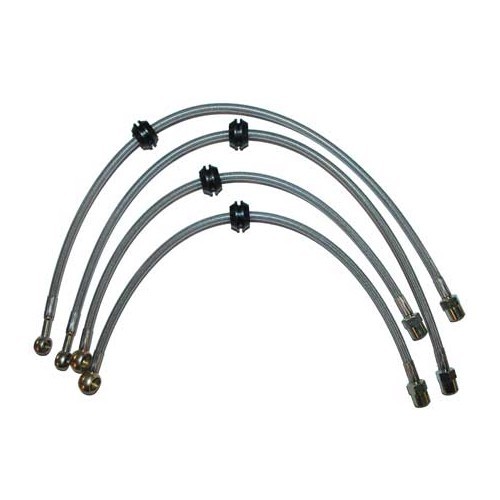  Kit of 4 GOODRIDGE aviation brake hoses for Mini - AVI0085 